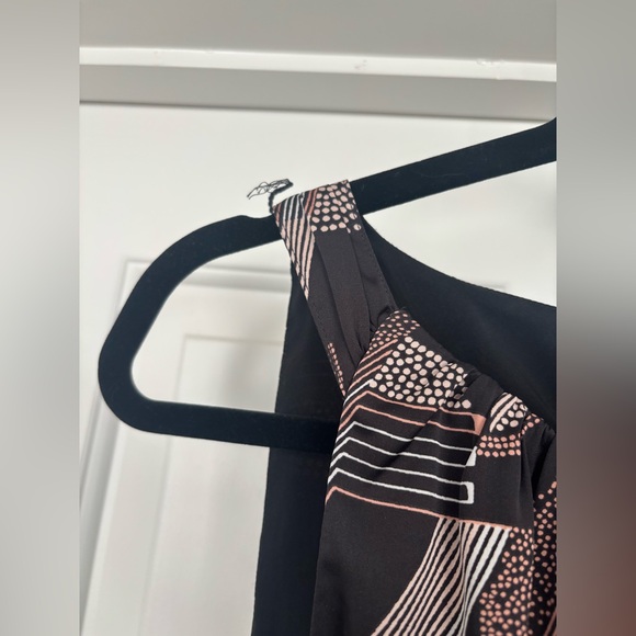 White House Black Market brown and pink top - Picture 3 of 5